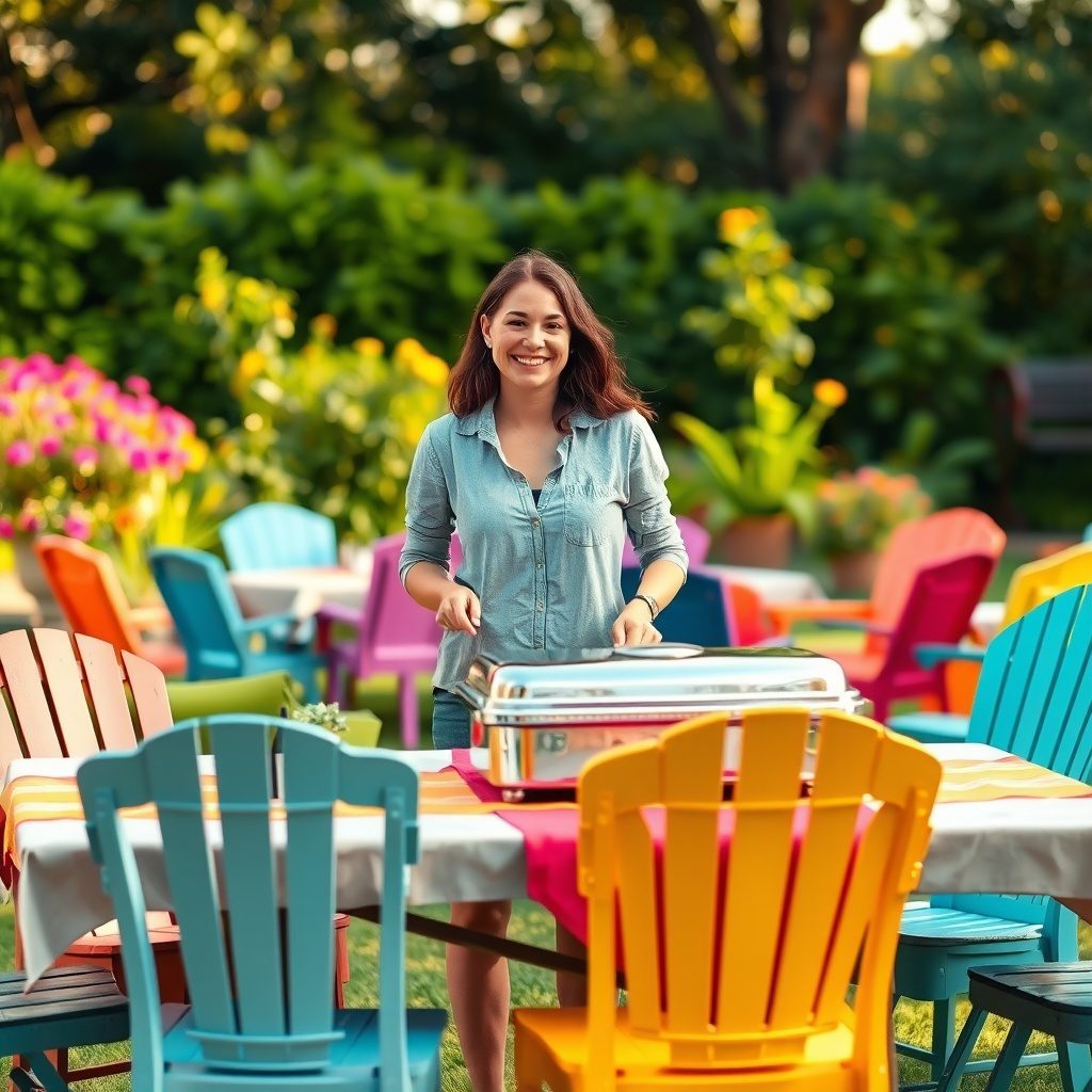 Colorful linen selections for party tables
