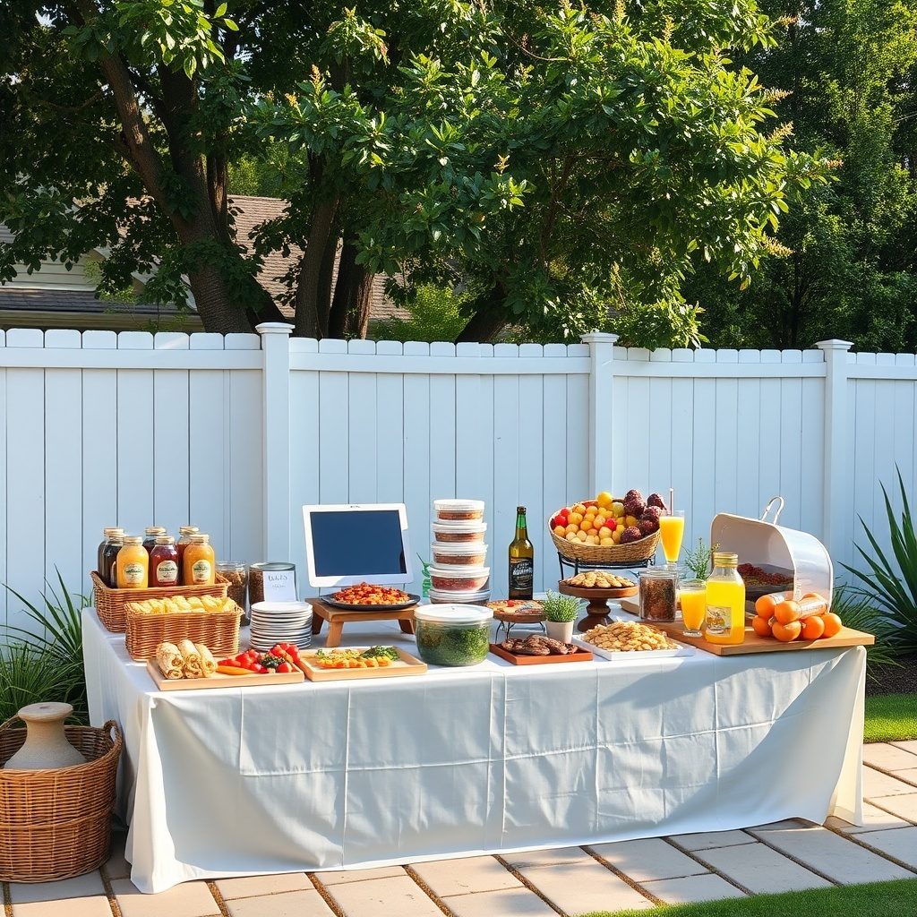 Complete serving-station kit